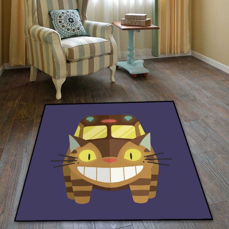 Tapis Carré Chat Bus