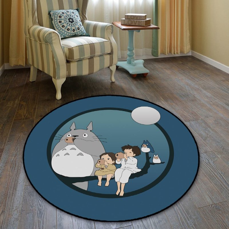 Tapis Rond Totoro