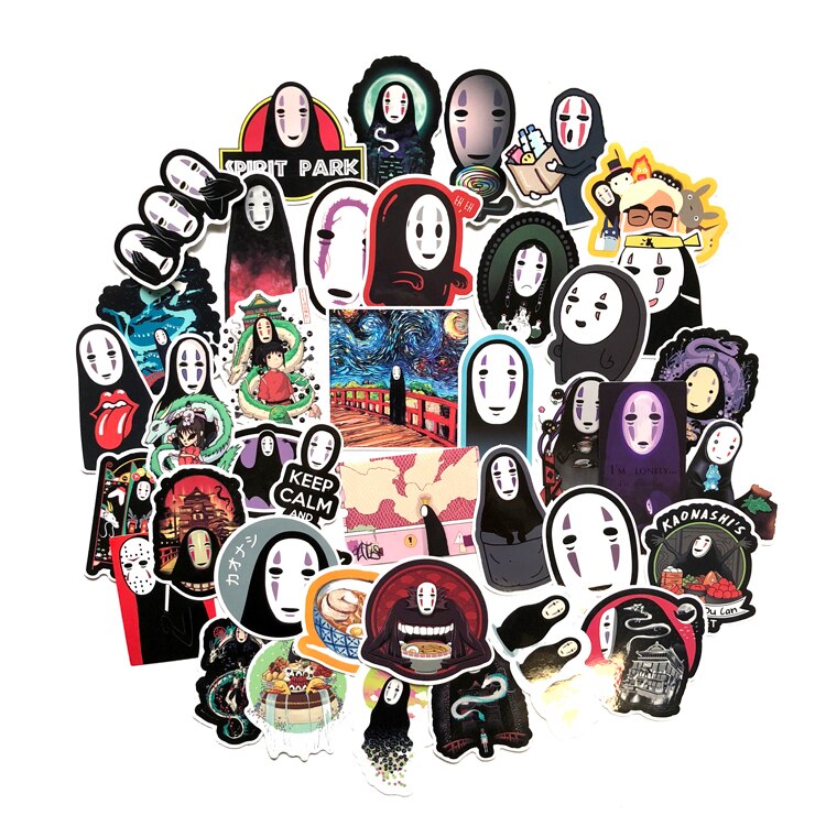 Sans Visage Stickers | Emotion Ghibli