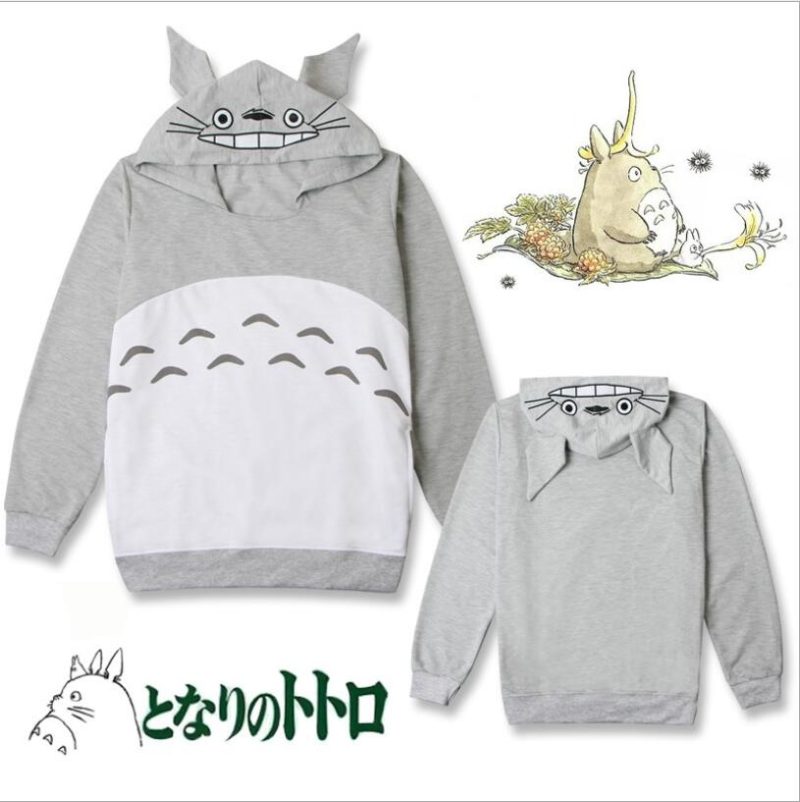 Hoodie Totoro With Ears