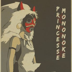Poster Princesse Mononoké Vintage