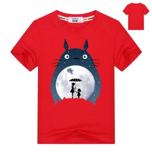 T-Shirt Enfant Mon Voisin Totoro Rouge