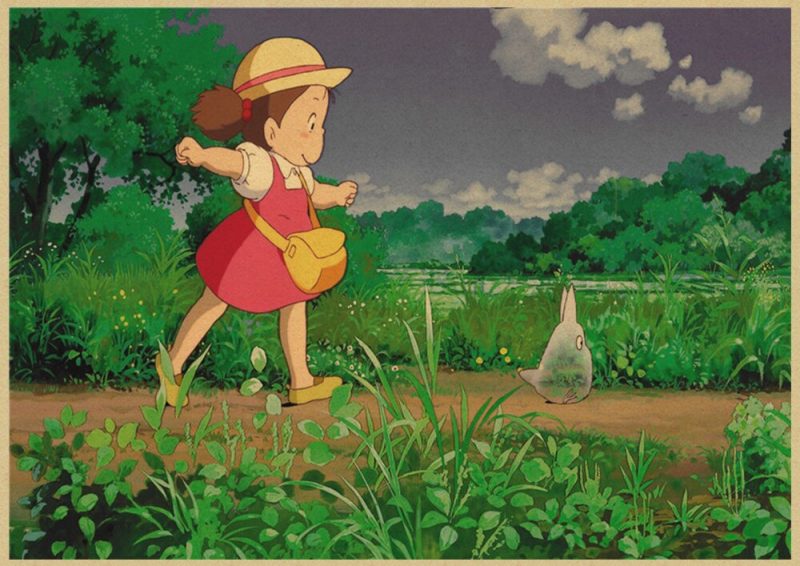 My Neighbor Totoro Poster Girl