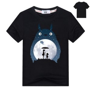 T-Shirt Enfant Mon Voisin Totoro Noir