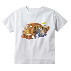 T-Shirt Enfant Totoro Chat Bus