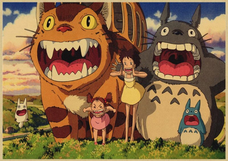 Totoro Cat Poster