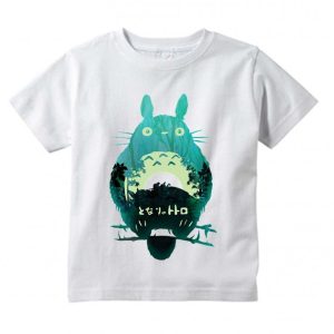 T-Shirt Enfant Totoro Forêt Japonaise