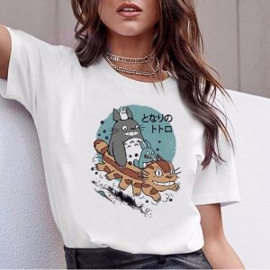 T-Shirt Totoro Chat Bus Ghibli