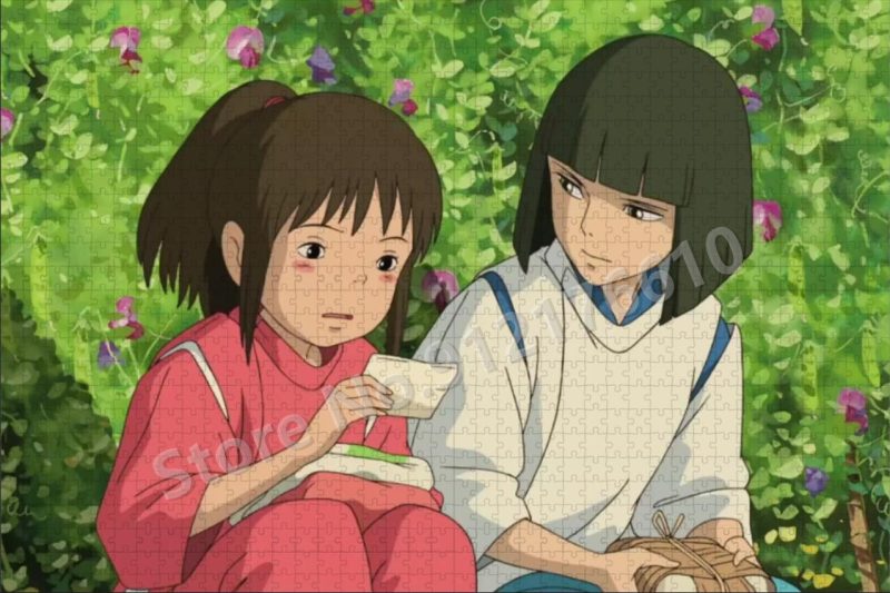 Puzzle Chihiro Haku Ghibli