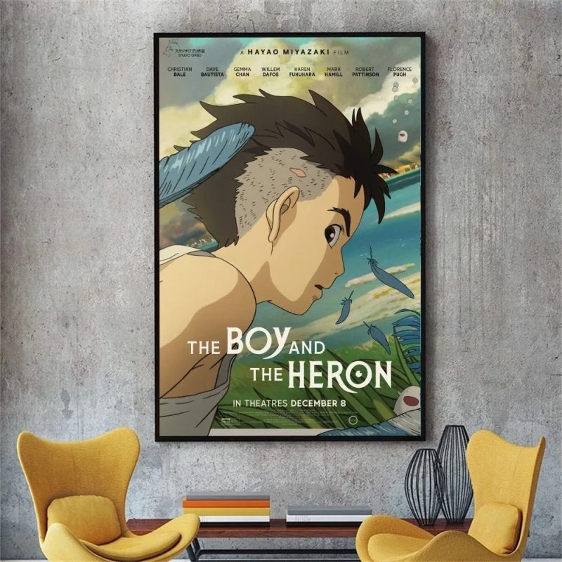 Affiche Film le Garçon et le Héron