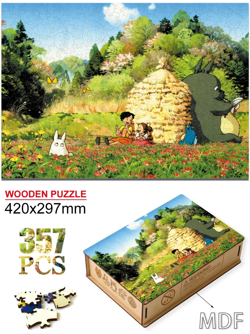 Puzzle Totoro Champêtre