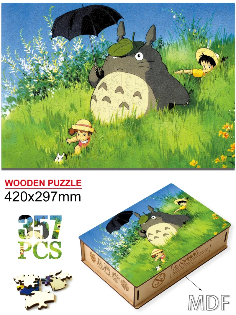 Puzzle Totoro Hautes Herbes