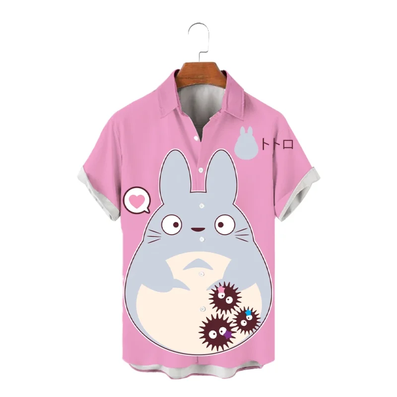 Chemise d'été Totoro Noiraudes