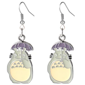 Boucles d'Oreilles Totoro Parapluie