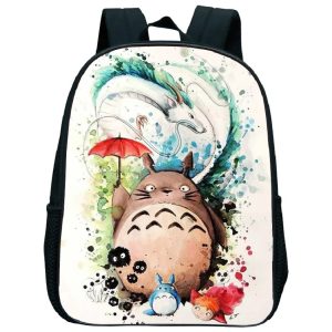 Sac à Dos Totoro Noir Ghibli