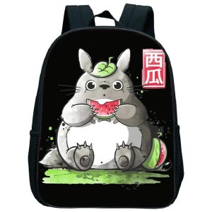 Sac à Dos Totoro Noir Pastèque