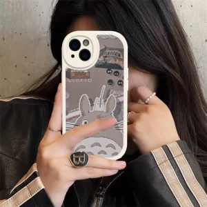 Coque iPhone Totoro Marron