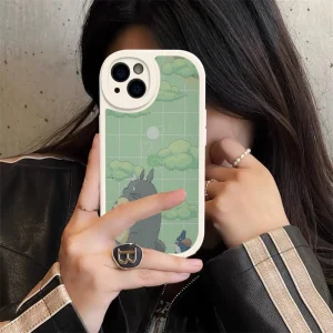 Coque iPhone Totoro Verte