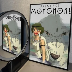 Poster Princesse Mononoké Moro