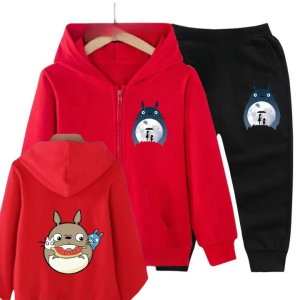 Ensemble Enfant Totoro Rouge