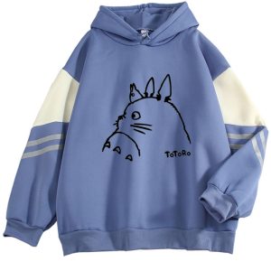 Sweat Totoro Bleu et Blanc