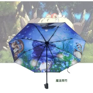 Parapluie Totoro Paysage Ghibli