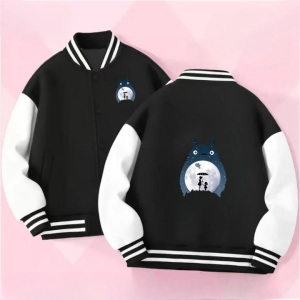 Veste Totoro Enfant Noir