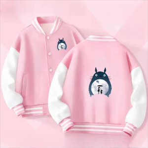 Veste Totoro Enfant Rose