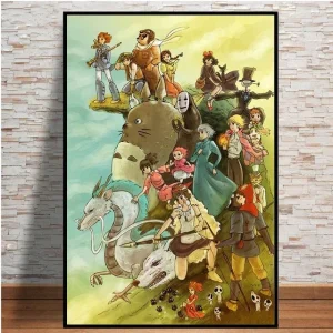 Poster Héros Ghibli