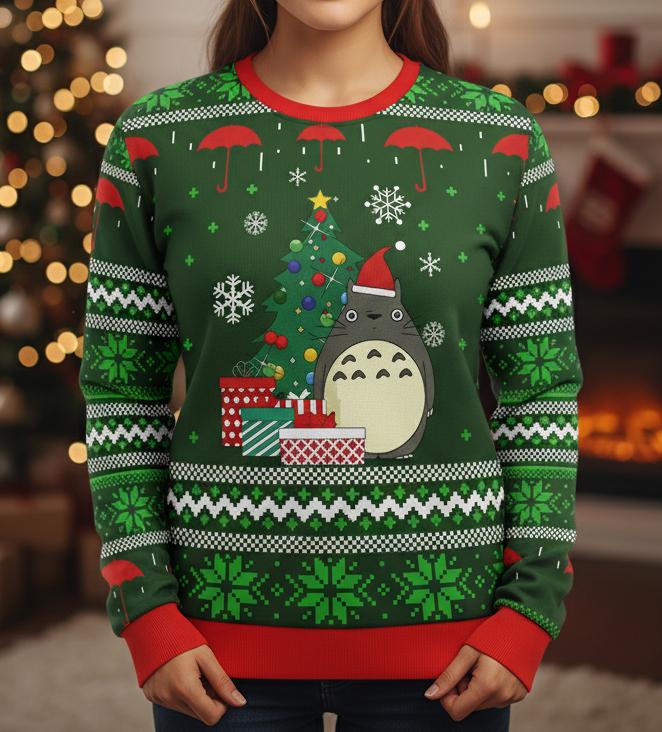 Pull Totoro Noël – Image 2