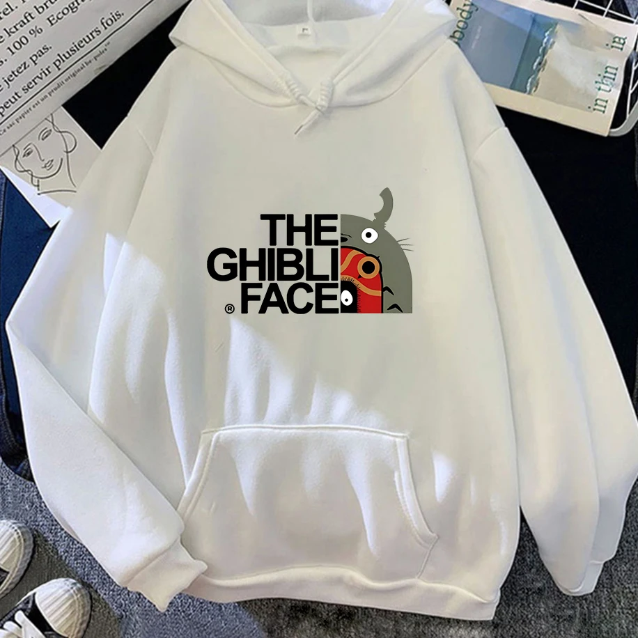 Sweat Ghibli Face Blanc – Image 2
