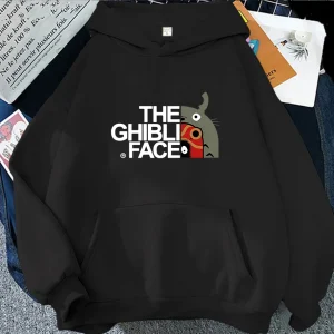 Sweat Ghibli Face Noir