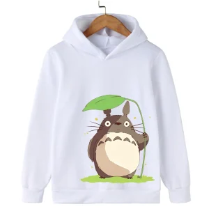 Sweatshirt Totoro Enfant Blanc
