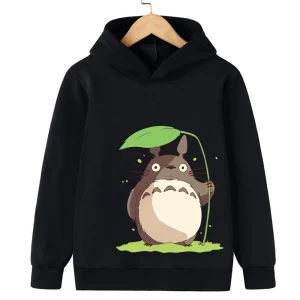 Sweatshirt Totoro Enfant Noir