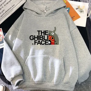 Sweat Ghibli Face Gris