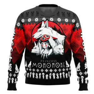 Pull Princesse Mononoké au Motif Japonais