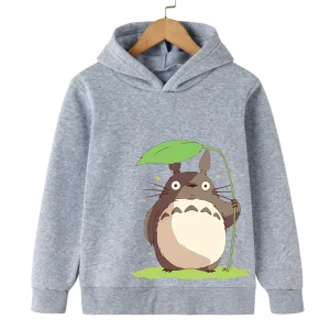 Sweatshirt Totoro Enfant Gris