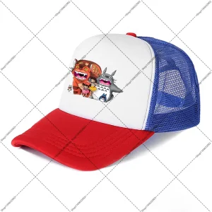 Casquette Totoro Rouge et Bleu