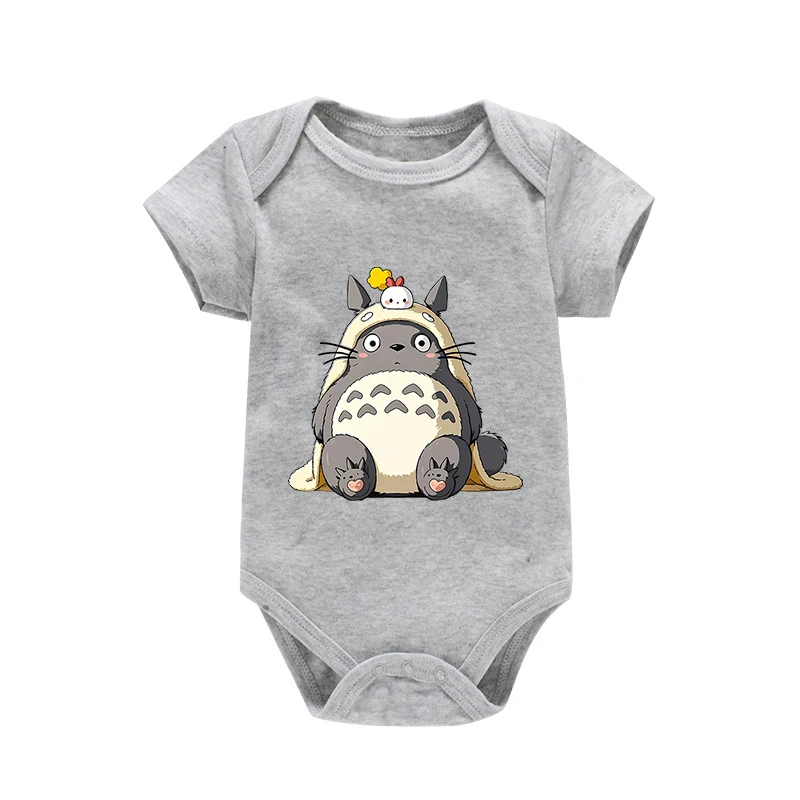 Body Bébé Totoro Gris – Image 2