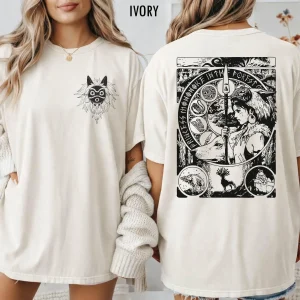T-Shirt Princesse Mononoké Vintage Beige