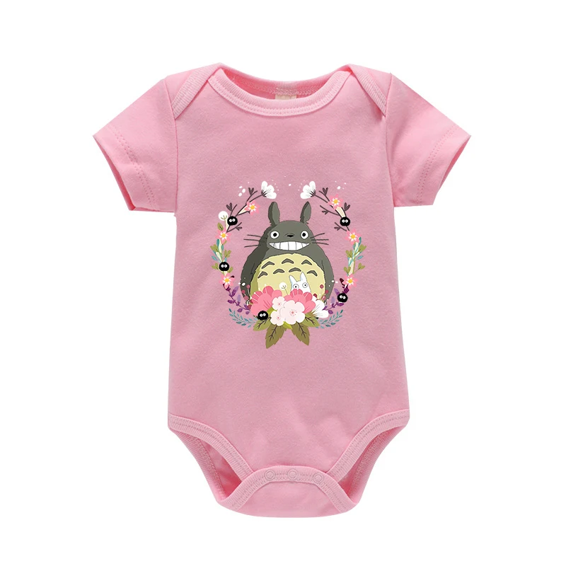 Body Bébé Totoro Rose