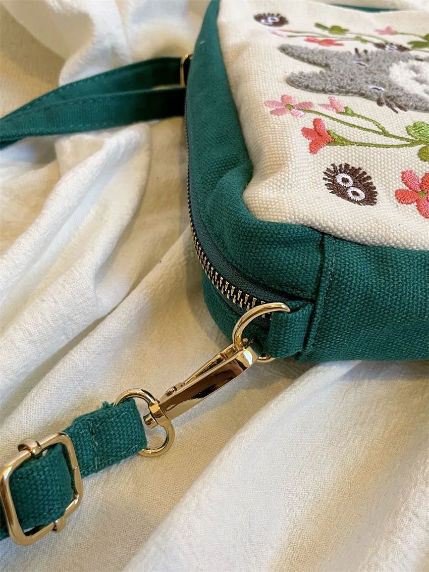 Sac à Bandoulière Brodé Totoro – Image 5