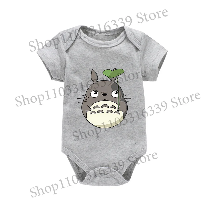 Body Bébé Totoro Gris – Image 4