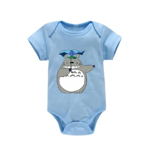 Body Bébé Totoro Bleu