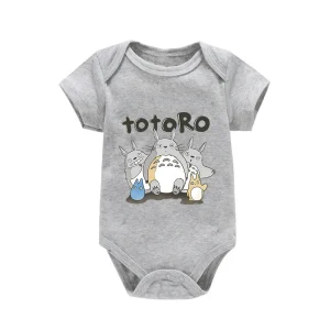 Body Bébé Totoro Gris