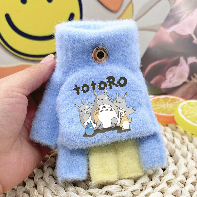 Gants Totoro Enfant Bleu – Image 2